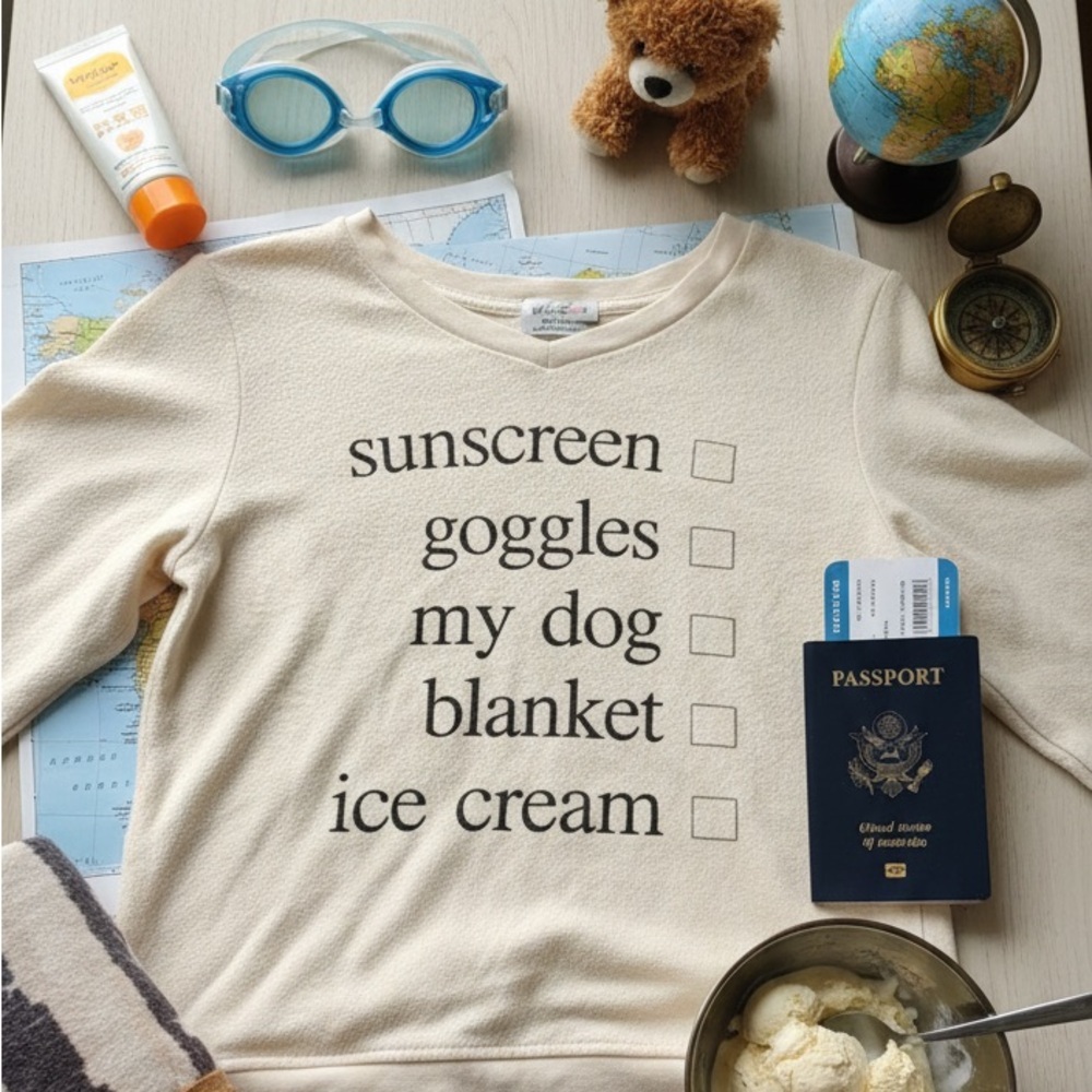 Wildfox vacation or summer checklist kids size 12 🐶 ☀️ 🍦